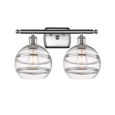 Rochester - 2 Light Bath Vanity In Industrial Style-10.88 Inches Tall and 18 Inches Wide