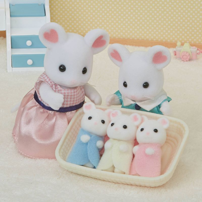 Calico Critters Marshmallow Mouse Triplets, 3 of 7