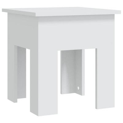 vidaXL Coffee Table White Engineered Wood Compact Durable Coffee Table