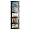 PosterPalooza | Stainless Steel Silver Wood Finish Collage Frame - Black Mat, 20 Frame Sizes, UV Acrylic - 4 of 4