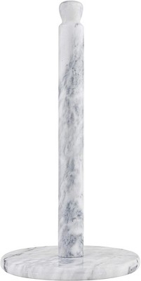 French Kitchen White Marble Paper Towel Holder + Reviews | Crate & Barrel