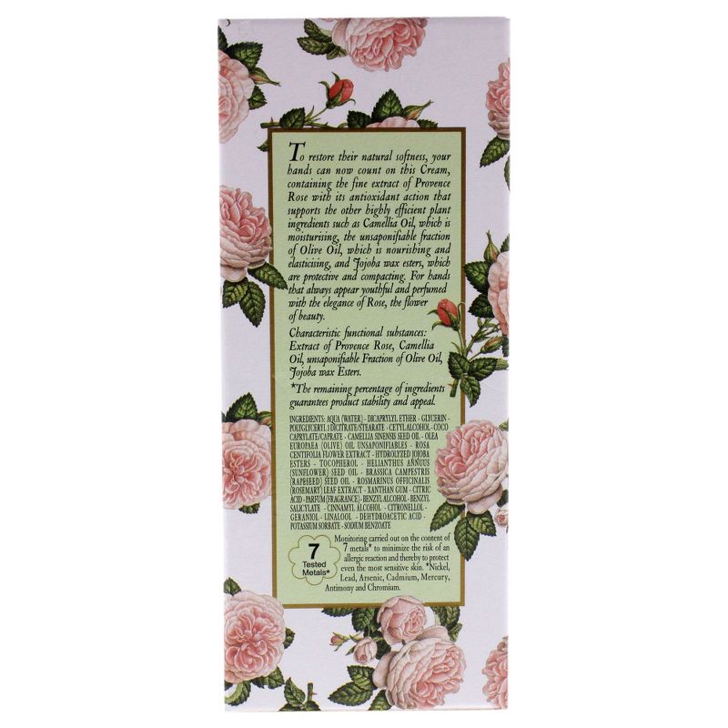 L'Erbolario Rose Perfumed Nourishing Hand Cream - Hand Cream for Dry Skin - 2.5 oz , 6 of 8