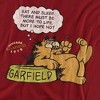 Garfield Eat And Sleep Adult T-Shirt Cardinal - 2 of 4