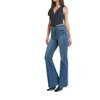 Women's Mid Rise Straight Bootcut Jean - JUST BLACK DENIM - 3 of 4