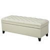 PAGED 50" Storage Ottoman Bench,Tufted End of Bed Bench with Lift Top,Ottoman with Storange for Living Room,Entryway - 3 of 4