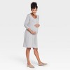 Long Sleeve Nursing Henley Maternity Dress - Isabel Maternity by Ingrid & Isabel™ - 3 of 4
