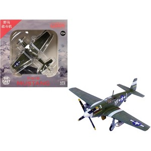 North American P-51B Mustang Aircraft "Steeple Morden Strafers" (1944) US Army Air Forces 1/72 Diecast Model by Legion - 1 of 4