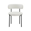 Meridian Furniture,Beacon Boucle Fabric Dining Chair, Set of 2 - 3 of 4