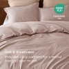 100% Washed Cotton Duvet Cover Minimalist Cotton Duvet Cover for All Seasons GentleSoft™ Plain Simple Bedding Set - 3 of 4