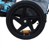 COWLOWN Orange Outdoor Heavy Duty Collapsible Pet Bike Trailer with Universal Hitch, Foldable Dog/Cargo Carrier Cart for Bicycles - 4 of 4