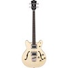 Guild Starfire Bass II Flamed Maple Short-Scale Semi-Hollow Electric Bass Guitar Natural - 3 of 4