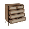 Okak Mid Century 5-Drawer Bedroom Dressers Accent Storage Cabinet, Chest of Drawers for Bedroom/Living Room/Entryway/Study - 4 of 4