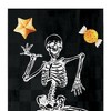 HomeRoots 36" Black And White Solid Wood Boo Halloween Skeleton Porch Sign - 4 of 4