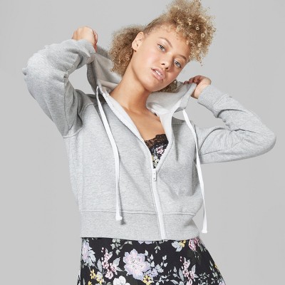 target crop hoodie