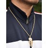 Ice City Men's Basketball Hoop Pendant Necklace, 24 Inch Chain - 2 of 4