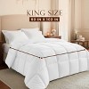 Utopia Deals King Comforters All Season Duvet Insert White - 2 of 4