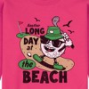 Men's - Instant Message - Long Day at the Beach Golfing Graphic Fleece Sweatshirt - 2 of 4