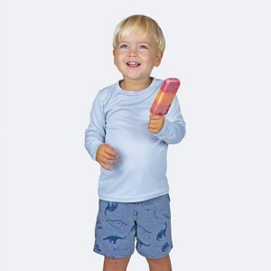 Vapor Apparel UPF 50+ UV Sun Protection Toddler Long Sleeve Rash Guard Swim Shirt - 1 of 3