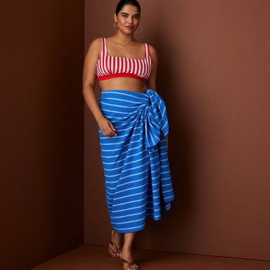 Striped Turkish Sarong - Rosie Assoulin x Target Blue