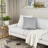 Mina Victory Aloha Solid Reversible 20" x 20" Indoor Outdoor Throw Pillow - 4 of 4