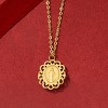 Ross-Simons Italian 14kt Yellow Gold Miraculous Medal Pendant Necklace - 2 of 3