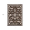 Ivory Blue And Brown Floral Area Rug - 3 of 4