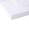 3pc Elements Geometric MDF Wood Carved Wall Decor Set Natural - Martha Stewart: Modern Art for Bedroom, Unframed - 3 of 4