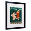 Trademark Fine Art - Arty Guava  A Date With a Wild Cat Matted Framed Art - 3 of 4