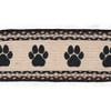 Earth Rugs Rustic Paw Prints Oval Stair Tread – Lodge & Farmhouse Decor 27"x8.25" - 2 of 3