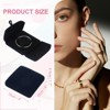 Unique Bargains Velvet Jewelry Storage Bracelet Bangle Birthday Wedding Valentine's Day Gift Box - 2 of 4