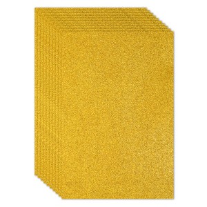 Unique Bargains EVA Shiny Powder DIY Craft Adhesive Foam Sheets 0.08" Thick 10 Pcs - 1 of 4
