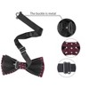 Allegra K Men's Pre-Tied Adjustable Polka Dots Tuxedo Work Party Prom Bow Ties - 3 of 4