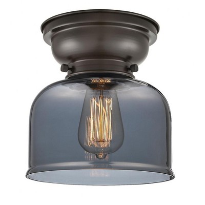 Bell - 1 Light Flush Mount In Industrial Style-7.88 Inches Tall and 8 Inches Wide