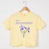 Simply Sage Market Tennessee Flower Colorful Boxy Crop Top - 2 of 4