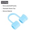 Unique Bargains Reusable Dust-Proof Flexible Washable Straw Cover - 3 of 4