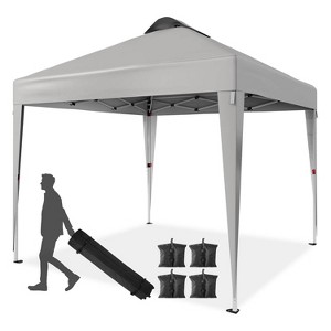 GustoWave 10x10 Ft Pop Up Canopy Tent, Sun Shelter Gazebo for Outdoor Camping - 1 of 4