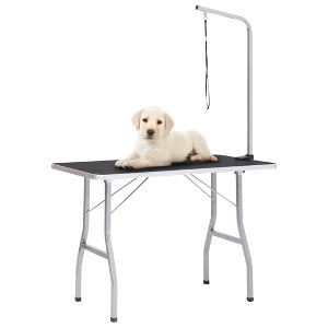 vidaXL Adjustable Dog Grooming Table with 1 Loop - 1 of 4