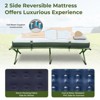 Tangkula Folding 2-Person Camping Tent Cot Portable Pop-Up Tent with Sleeping Bag&Air Mattress for Outdoor Activity - 3 of 4