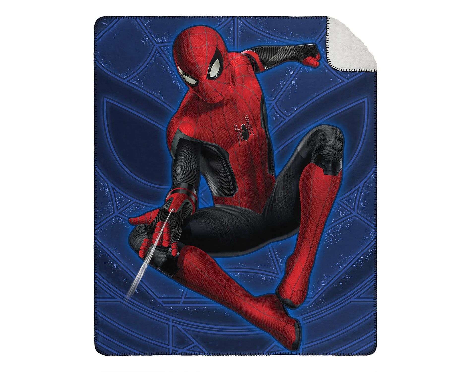 Marvel Spider-Man Blanket No Way Home Fleece-lined Throw 50" X 60"