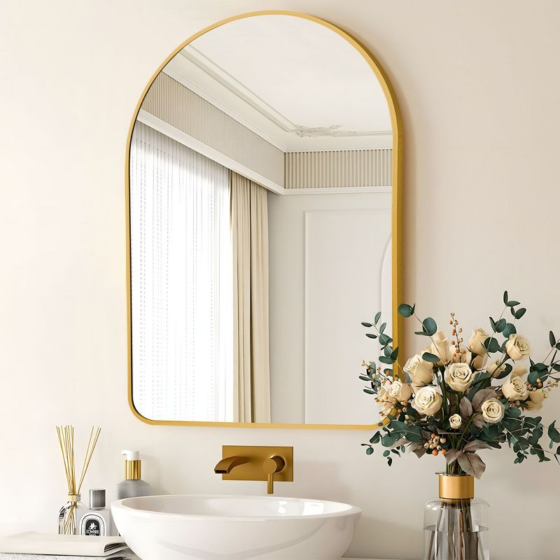 Neutypechic Modern Arched Bathroom Mirror Decorative Wall Mirror, 2 of 9