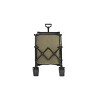 CAVINAS Heavy Duty Foldable Wagon Cart, Beach Cart with All-Terrain Wheels & Drink Holders, Garden Cart for Camping, Shopping - 2 of 4