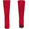 BLISSFUL STEP Classic Pointed Toe Stiletto Heel Knee High Boots for Women - 2 of 4