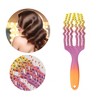 Unique Bargains Detangling Brush Paddle Hair Brush for Men and Women Styling Comb for Curly Straight Wavy Hair Multicolor - 2 of 4