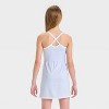 Girls' Knit Contrast Trim Dress - All In Motion™ - 2 of 3