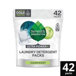 Seventh Generation Laundry Detergent Packs Fresh Citrus - 42ct/29.6oz - 1 of 4