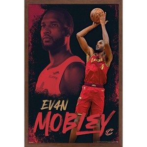 Trends International NBA Cleveland Cavaliers - Evan Mobley 25 Framed Wall Poster Prints - 1 of 4
