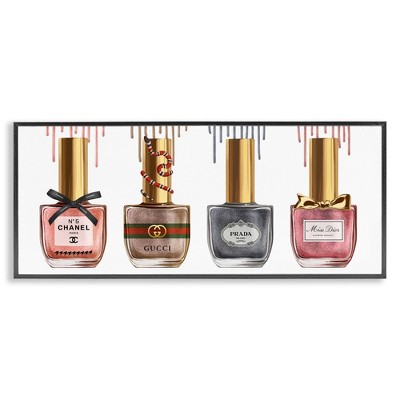 Stupell Industries Glam Nail Polish Collection, 24" x 10"