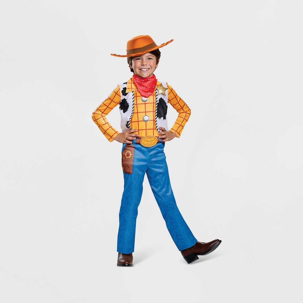 Halloween Boys' Toy Story Woody Classic Halloween Costume M, Boy's, Size: Medium, MultiColored