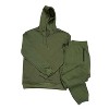 Mens 2 Piece Full Matching Ultra Soft Hoodie And Jogger Set Fleece - 2 of 2