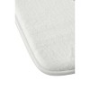 21"x34" Swen Swenson Skibakken Memory Foam Bath Rug White - Deny Designs: Microfiber, Machine Washable, Non-Slip Backing - 3 of 3